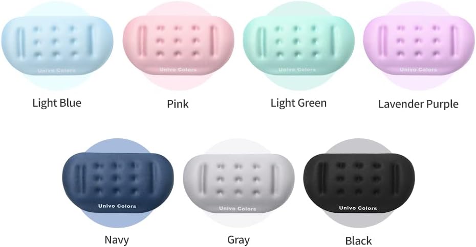 UnivoColors Upgraded Massage Bead Wrist Rest for Mouse, Wrist Ergonomic Support, Made of Soft Memory Foam Gel, High Comfort Wrist Pad for Laptop, Computer, Office, Lavender Purple Wrist Cushion,N
