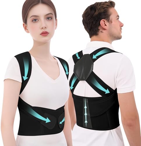 Posture Corrector for Men Women Back Brace Full Back Support Strap