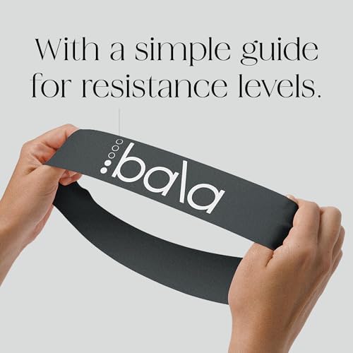 Bala Bands Resistance Bands, Elastic Booty Bands for Home Workouts, 5 Pack