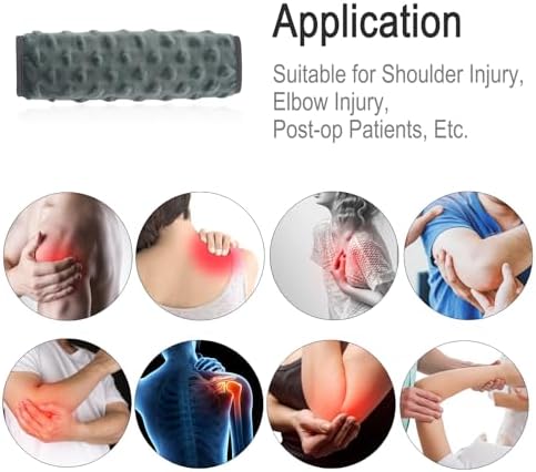 Cushioned Arm Sling Padding for Neck Slim Sling Pad Neck Strap Cushion Comfort Shoulder Support Rotator Cuff Surgery Arm Immobilizer Brace Carry Padded Cover Pillow Wrist Hand Injury, 1Pc Dark Gray