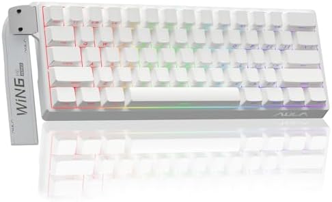 Aula WIN60 HE - 60% Mechanical Gaming Keyboard Wired, Hall Effect Magnetic Switch Hot Swappable, Adjustable Actuation RT Mode, 8000 Hz Polling Rate, RGB Keyboard 60 Percent Compact Design for PC