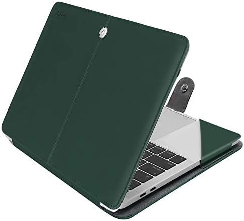 MOSISO PU Leather Sleeve Case Compatible with MacBook Air 13.6 inch