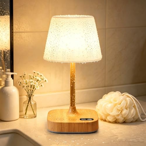 BUCASA Waterproof Shower Lamp Rechargeable Bathroom Shower Lights