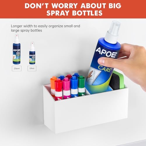 Magnetic Dry Erase Marker Holder for Whiteboard, Fridge Classroom