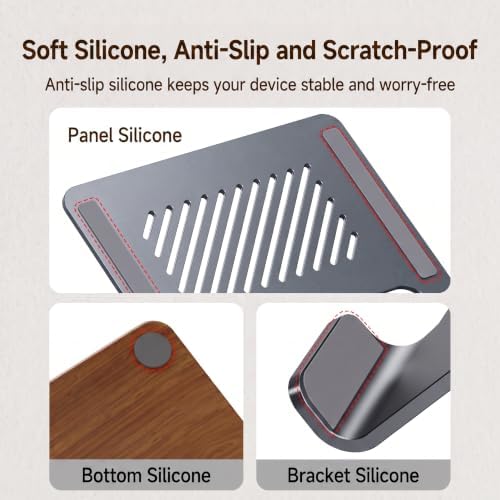 Adjustable Tablet Stand for Desk, 360 Rotatable Foldable