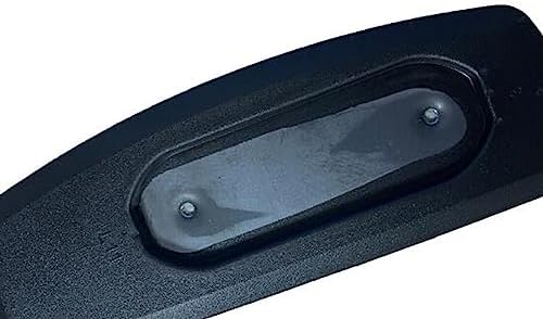 Office Chair Armrest Replacement Pads Caps Mesh Computer Chair Parts Accessory Mounting Holes 4inch Sturdy 1 Pair PU Leather (Style A)