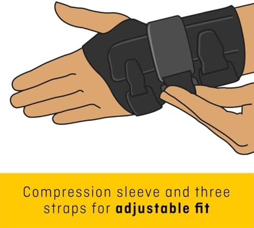 FUTURO Compression Stabilizing Wrist Brace, Breathable, Small/Medium
