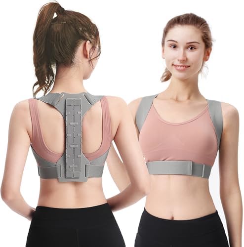 Posture Corrector for Women and Men, Adjustable Back Straightener, Upper Back Support Brace, Hunchback Posture Corrector - Relieves Neck, Shoulder, Back Pain