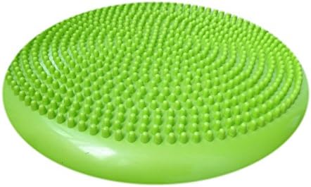 Stability Cushion + Pilates Ball, 1 of Air Stability Wobble Cushion Bundle with 1 of 9-inch Pilates Ball, Pump Included