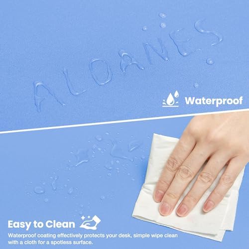 ALOANES Non-Slip Extended Mouse Pad Office&Home Desk Mat Stitched Edge