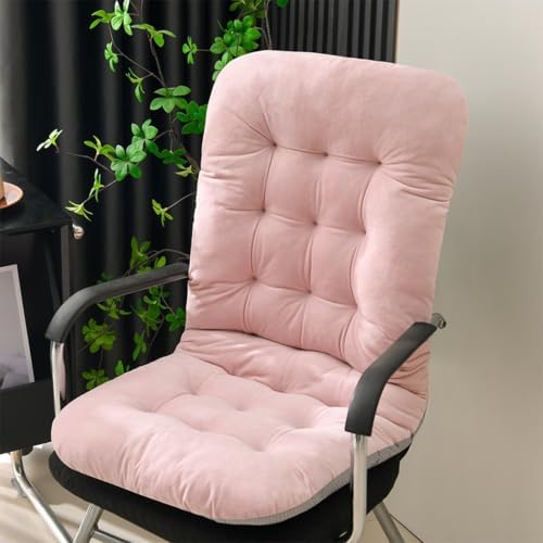 Velvet Rocking Chair Cushions Recliner Cushions with Ties for Home Office