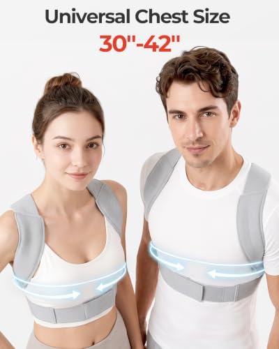 Posture Corrector for Women and Men, Height Adjstable Back Brace
