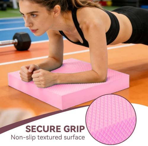 Large Thick Balance Pad Non-Slip Stability Trainer Yoga & Pilates