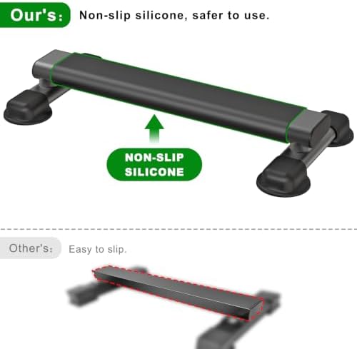 Steel Calf Raise Bar, Calf Raise Block with Anti Slip Platform