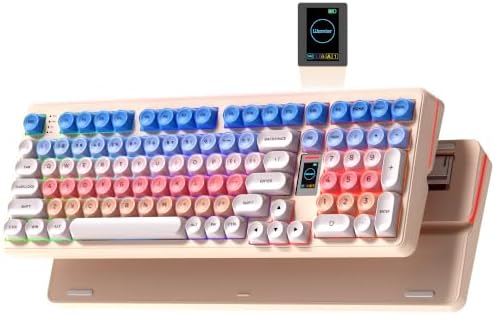 Keymatic WK98 Foundation Mechanical Keyboard, Pink Creamy Gaming Keyboard