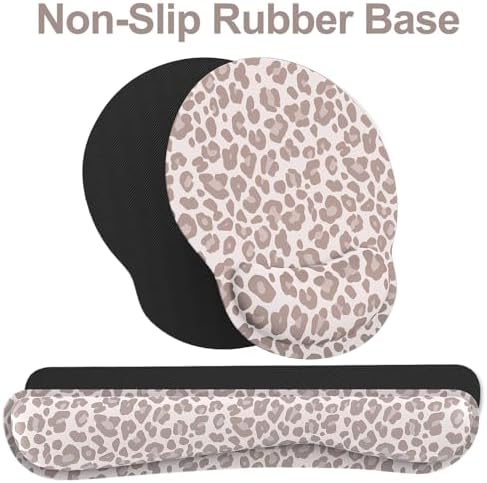 Ergonomic Mouse Pad with Wrist Rest and Keyboard Wrist Rest, Mousepad