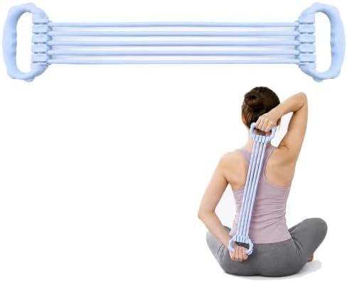 Figure 8 Resistance Band,15LB-120LB, 8 Level Adjustment Exercise Bands for Women & Men - Yoga Stretching Belt