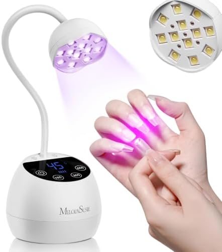 MelodySusie Gooseneck Cordless UV Nail Lamp P-ArtM2 Light for Nail Tips