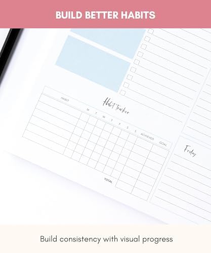 Lamare Weekly Planner Notepad – Premium Undated Weekly To Do List Notepad