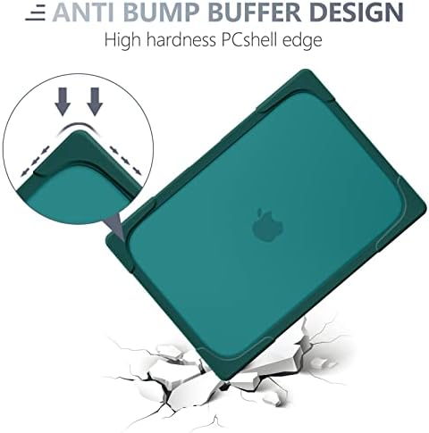Batianda Heavy Duty Case for MacBook Air 13 Inch 2018-2020, Deep Teal