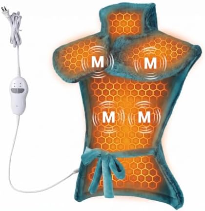 Massaging Heating Pad for Neck and Shoulders and Back, Gifts for Mom Dad