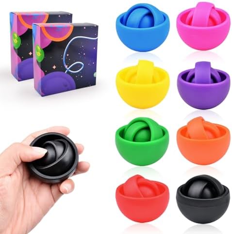 Fidget Toys Adults Pack, Fidget Spinner Set for Kids, Sensory Toys Boys Girls Teens Christmas Stocking Stuffers Party Favors, ADHD Autism Stress Relief Finger Toys, Gift for New Year