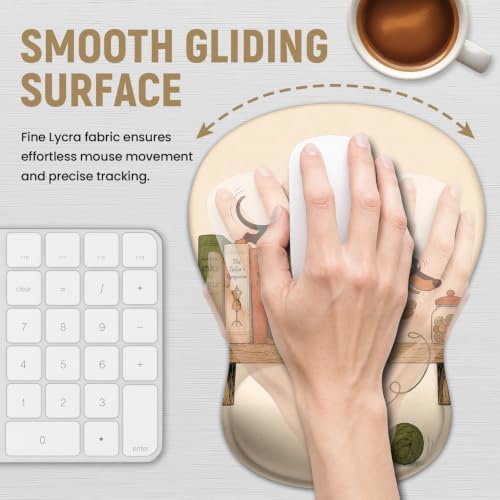 Ergonomic Mouse Pad with Wrist Rest, Gel Wrist Support, Dachshund