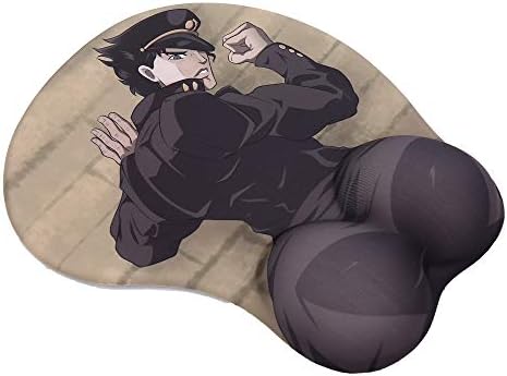PP Anime 3D Mouse Pad with Soft Wrist Rest Gaming 3D Mousepads 2Way Skin