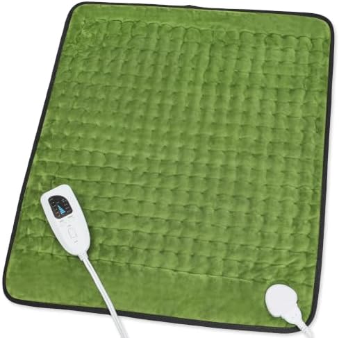 Heating Pad,Electric Heating Pads,Heating Pad for Back,Green,24x20 Inch