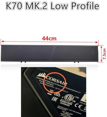 New Wrist Rest Pad Palm Protection Support for Corsair K70 MK.2 Low Profile Mechanical Gaming Keyboard (K70 MK.2 (Low Profile))