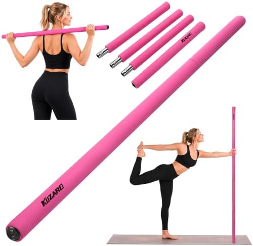 Yoga Stick, Mobility Stick for Stretching, Adjustable Exercise Stick
