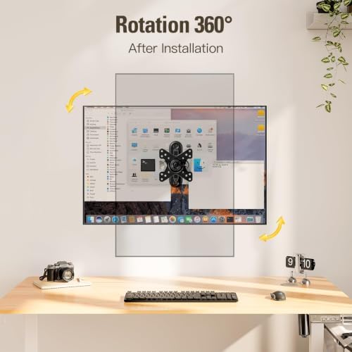 Mounting Dream Full Motion Monitor TV Mount for 10-26 Inch TVs up to 33lbs