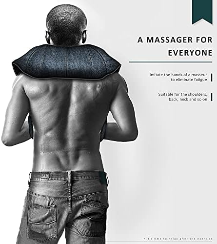 Mo Cuishle Shiatsu Neck & Back Massager with Heat – Gifts for Husband Wife
