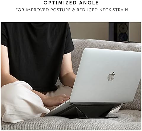 Native Union Rise Laptop Stand – Ultra-Slim Portable Folding Laptop Stand – Ergonomic & Optimized Viewing Angle – for All Laptops 13-16"
