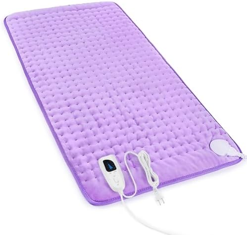 Heating Pad,Electric Heating Pads,Heating Pad for Back,Lavender,33x17 Inch