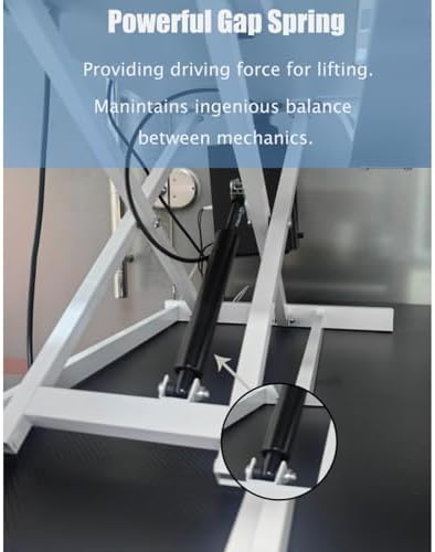 32" Height Adjustable Standing Desk Sit To Stand Converter with Wide Keyboard Tray for Home Office, Stand Up Desk Dual Monitor Riser Workstation with Spacious Tabletop for Laptops/Small Space (White)