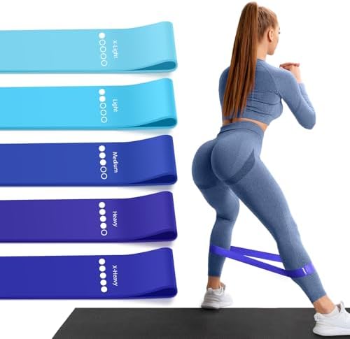 Resistance Bands for Working Out, 5 Levels Exercise Bands Set