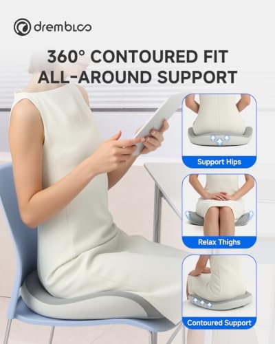 Extra Large Seat Cushion, Office Chair Cushions for Long Sitting Comfort