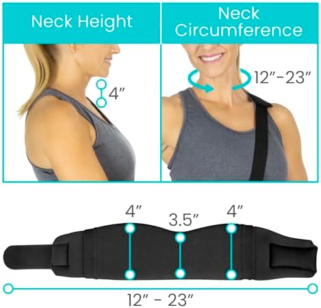 Vive Cervical Collar Neck Brace for Neck Pain and Support for Women & Men