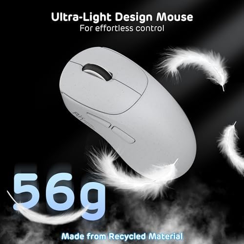 RK ROYAL KLUDGE MG5 8K Wireless Gaming Mouse 42000 DPI PAW3950 Sensor