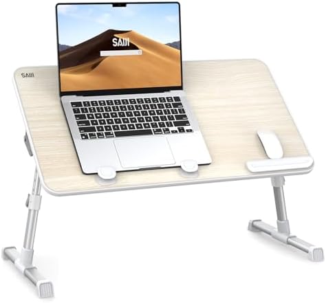 Laptop Desk Table, SAIJI Laptop Stand, Portable Lap Desks