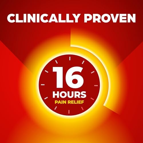 ThermaCare Advanced Back & Hip Heat Wraps for Lower Back Pain Relief - Heating Pads with 16-Hour Heat Therapy - Adhesive Heat Wraps for Muscle & Joint Pain, Flexible Fit Design - 3 Count (Pack of 2)