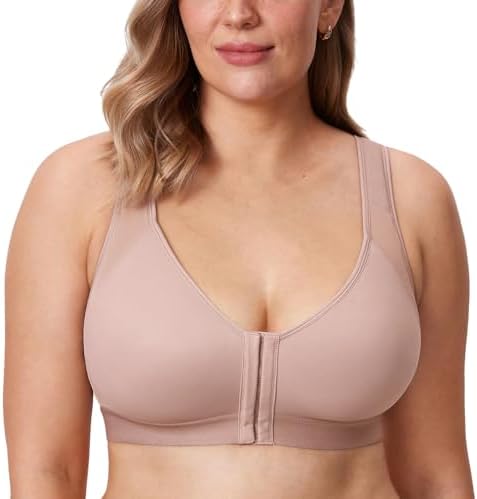 DELIMIRA Women's Front Closure Posture Support Bras