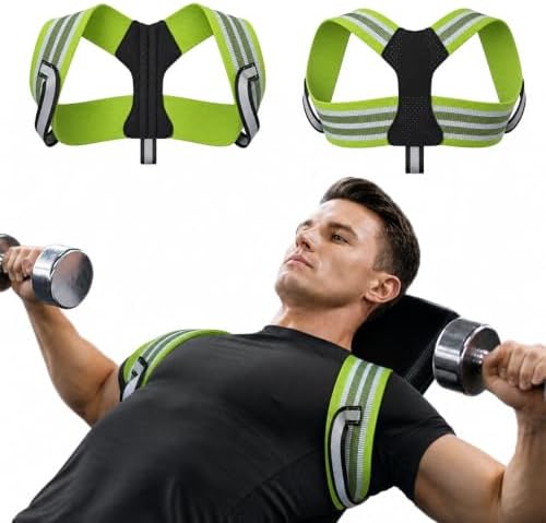 Pro-Gym Posture Brace for Men, 8 cm Straps Help Spread Pressure