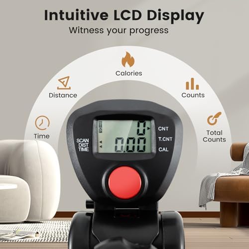 Pedal Exerciser Bike for Seniors, Hand Arm Leg Knee Physical Therapy Exercise Bike with Monitor