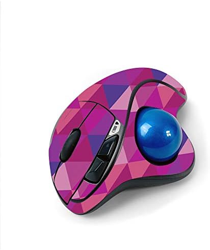 MightySkins Skin for Logitech M570 Wireless Trackball Mouse - Pink Kaleidoscope | Protective, Durable, and Unique Vinyl Decal wrap Cover | Easy to Apply, Remove, and Change Styles | Made in The USA