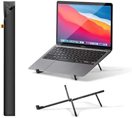 Native Union Fold Laptop Stand – Ultra-Slim Foldable & Portable Laptop Stand – Ergonomic & Optimized Viewing Angle – for 13 to 16 Inch MacBooks & Laptops, 10 to 16 Inch iPads & Tablets (Black)