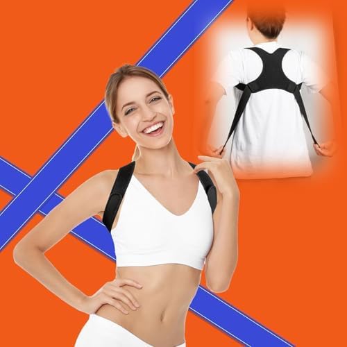 Posture Corrector for Women & Men, Breathable & Adjustable (Large)