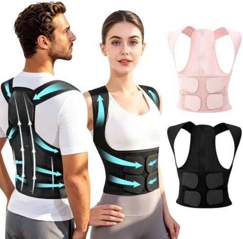 Posture Corrector for Men Women Back Brace Full Back Support Adjustable