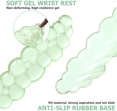 Gel Cloud Wrist Rest Keyboard, Ergonomic Keyboard Wrist Rest, Green
